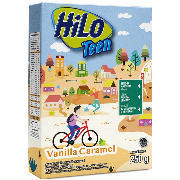 

HILO TEEN VANILLA CARAMEL 250G /BOX