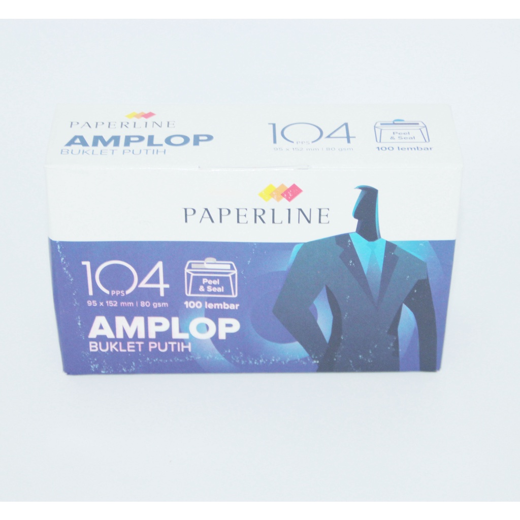 

Envelope / Amplop Peperline No.104 Polos Putih