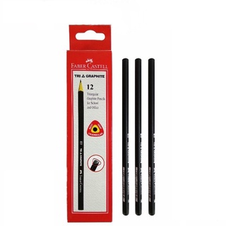 

FABER CASTELL 111832 TRI GRAPH 2B BLACK ISI 12