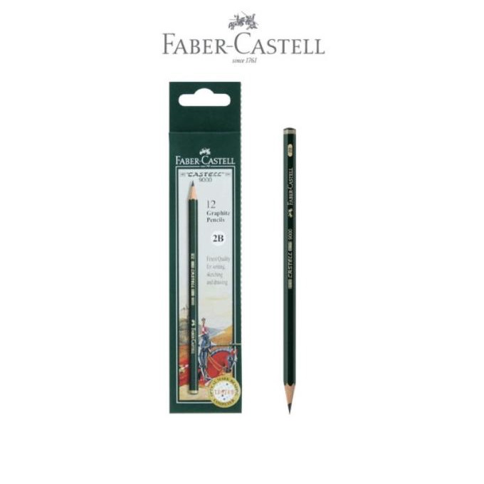 

Faber-Castell Pensil Ujian 2B 1 Lusin Kode 1086