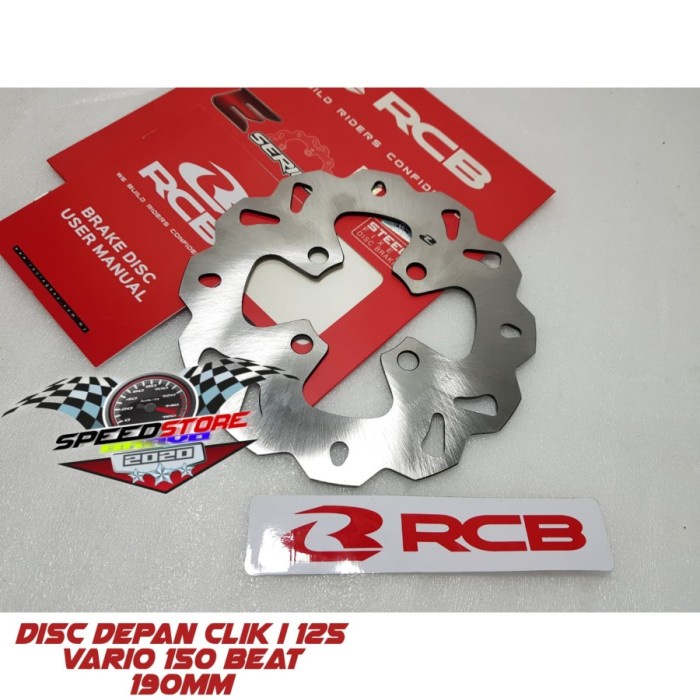 ✨Original Disc Brake Piringan Cakram Rcb 190Mm Mio Beat Vario Scopy Vario 125 Diskon