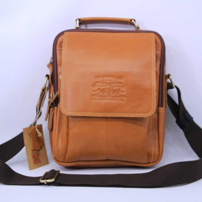 ✨Ready Tas Pria Kulit Asli/Tas Selempang Kulit Asli/Tas Impor Kulit Asli Limited