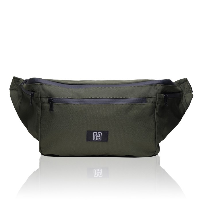 ✨Ready Harloth Wagen Olive Sling Bag Waterproof Terbaru