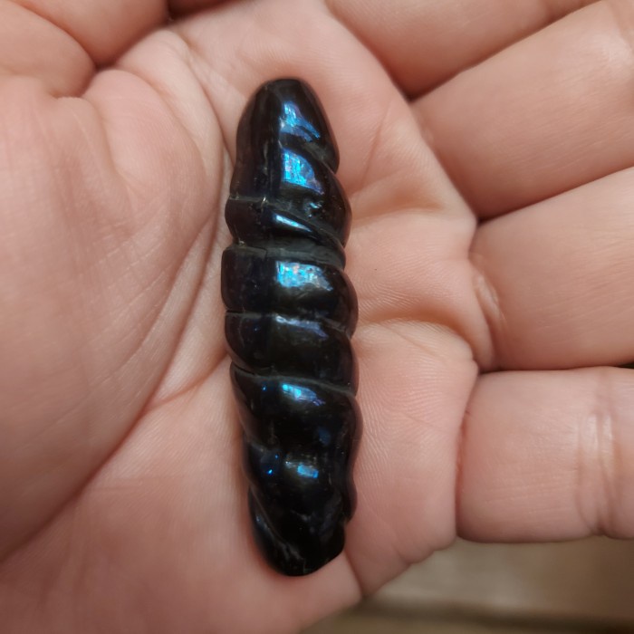 ✨Ready Leklai Blue Rainbow Natural Laos Buffalo Mountain Drop Cave Best Berkualitas