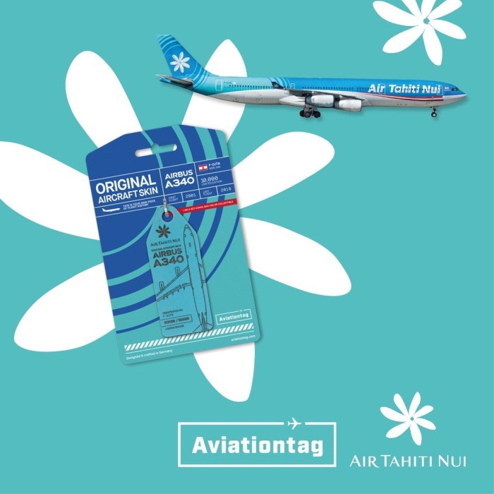 

Promo Aviation Tag Air Tahiti Nui Airbus A340 F-Ojtn
