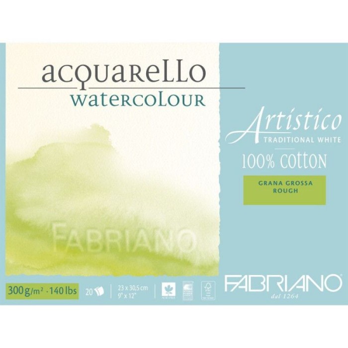 

✨Sale Watercolour Paper Pad Fabriano 23X305 CmRough Berkualitas