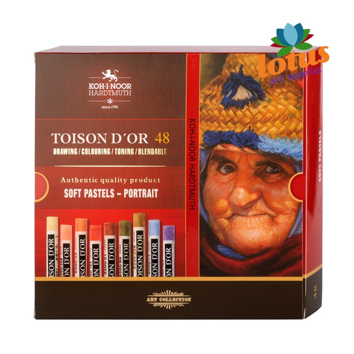 

✨Sale Koh-I-Noor Toison D’Or Soft Pastel Portrait Set X 48 Terbatas