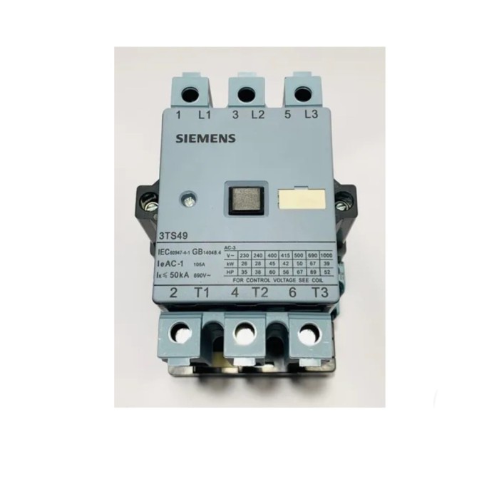 ✨Ready 3Ts4922 New  3Tf49  110/220Vac Contactor. Siemens Bisa Gojek