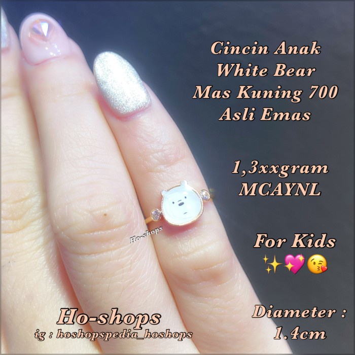 ✨Ori Cincin Anak Mas Kuning Kadar 700 Asli Emas - Gift Berkualitas