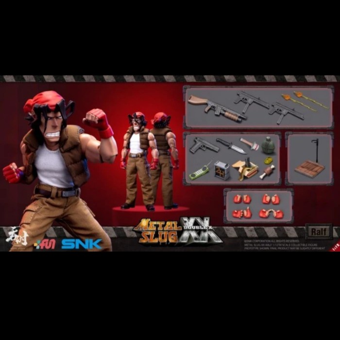 ✨New Ori Tunshi Studio Metal Slug Xx Ralf Jones Berkualitas