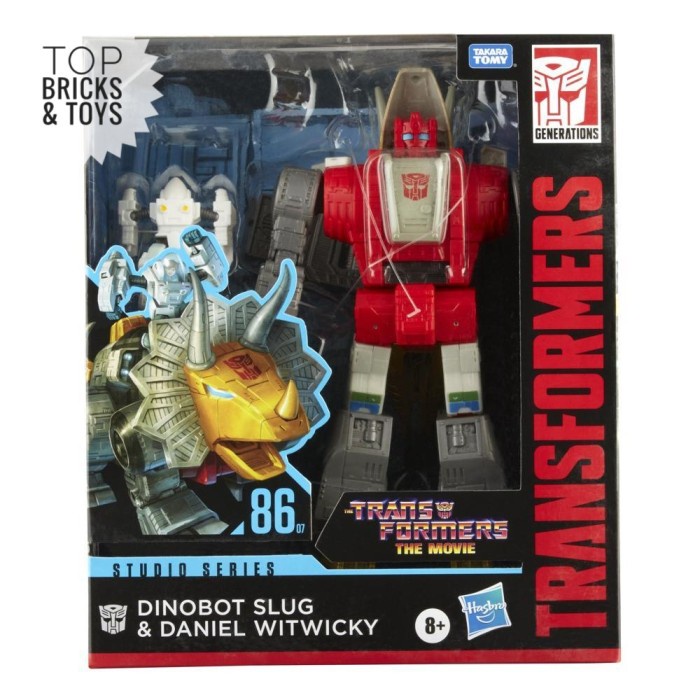✨New Ori Hasbro Transformers Studio 86-07 Leader Dinobot Slug  Daniel Witwicky Bisa Sameday