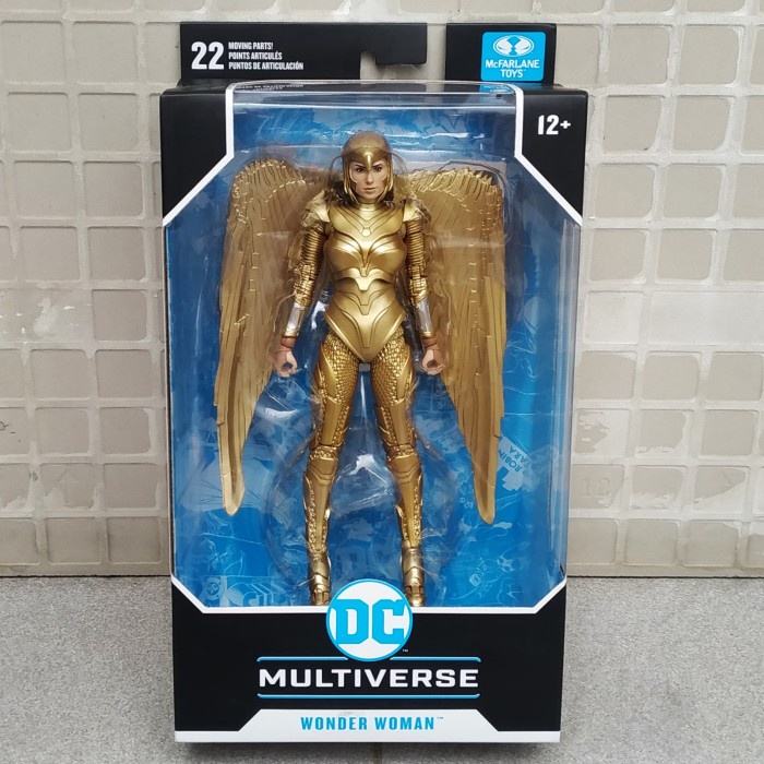 ✨New Mcfarlane Dc Multiverse Wonder Woman 1984 Gold Armor Golden Eagle Ww84 Diskon