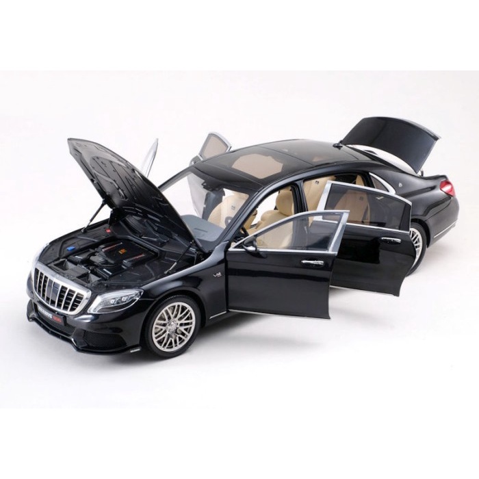 ✨New 1/18 Almost Real Mercedes Brabus Maybach 900 Black Diecast Miniatur Terbaru