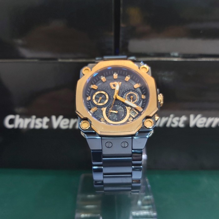 ✅Termurah Jam Tangan Christ Verra Cv C71082L-1J Blu Original Blue Garansi 2 Thn Diskon