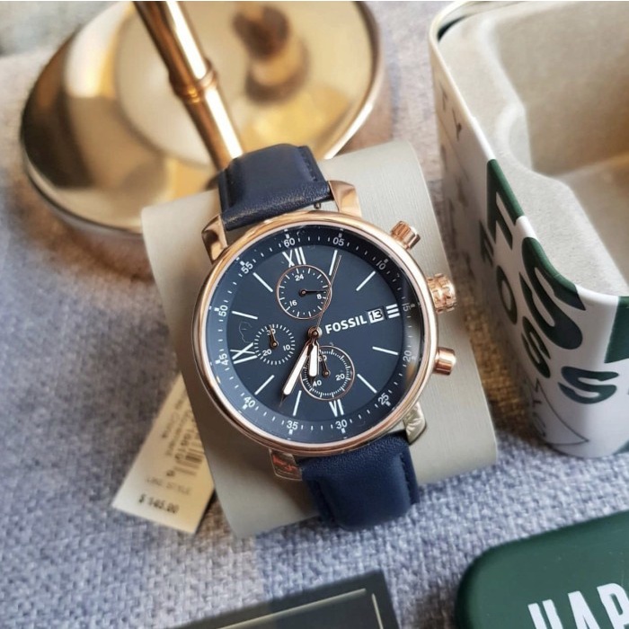 ✅Termurah F O S S I L Bq1704 Navy Limited