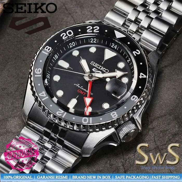 ✅Sale Ssk001 Jam Tangan Pria Seiko Gmt Ssk001K1 Skx Sports Style Original Diskon