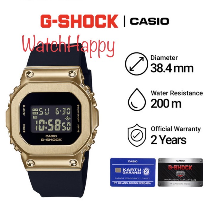 ✅Sale Casio Baby-G Gm-S5600Gb-1Dr Gm-S5600Gb-1 All Digital Black Rubber Band Berkualitas