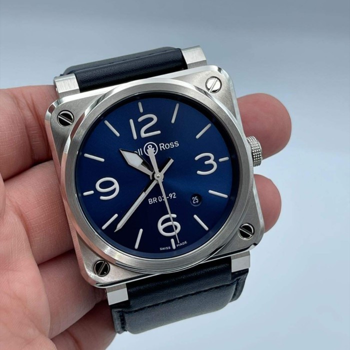 ✅Original BellRoss Br0392 Blue Dial Berkualitas