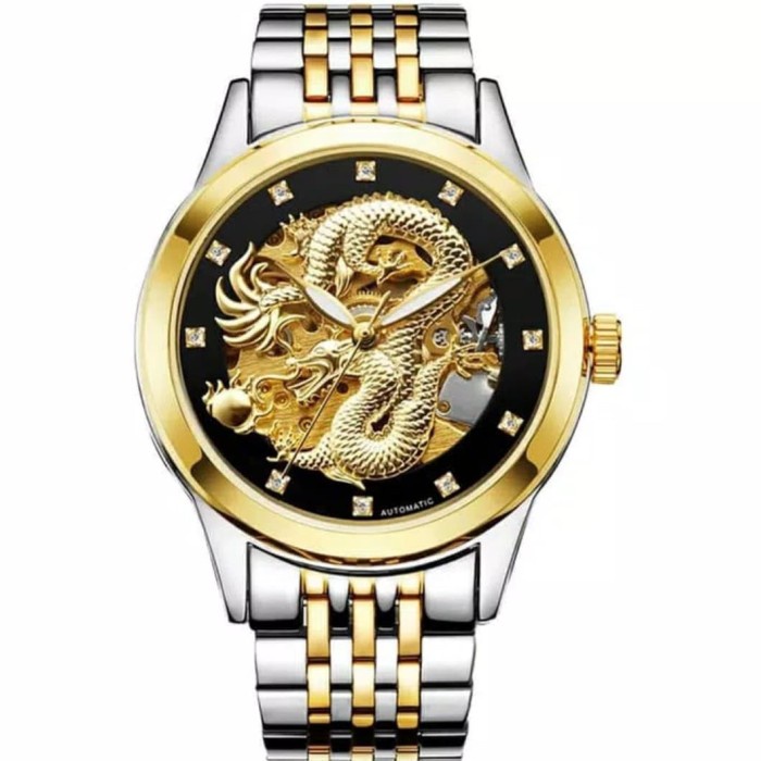 ✅Ori Jam Tangan Cowok Naga Original Terbaru