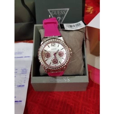 ✅New Ori Jam Tangan Wanita Guess Asli Original Pink Limited