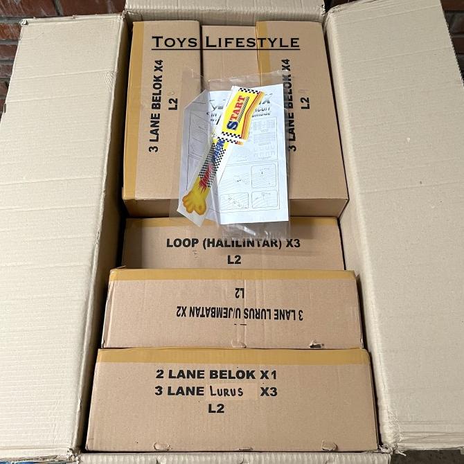 Track Sirkuit Tamiya Racing Mini 4Wd 3 Jalur Besar L1 L2 L3 (Image)