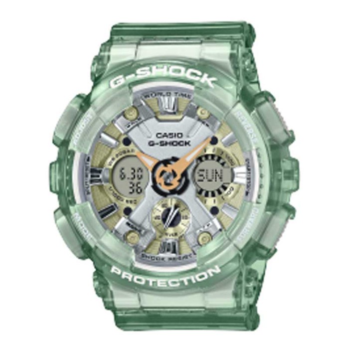✅New Ori Jam Tangan Casio G-Shock Gma S120Gs 3A Gma-S120Gs-3A Jam Wanita Ro Terbatas