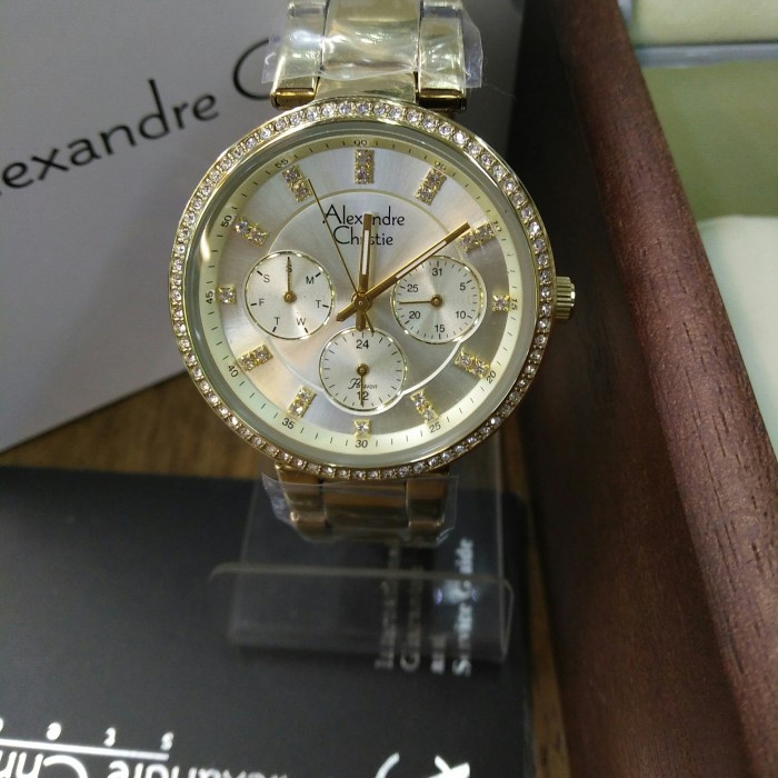 ✅New Jam Tangan Wanita Alexandre Christie Ac 2874 Bf Stainless Terbatas