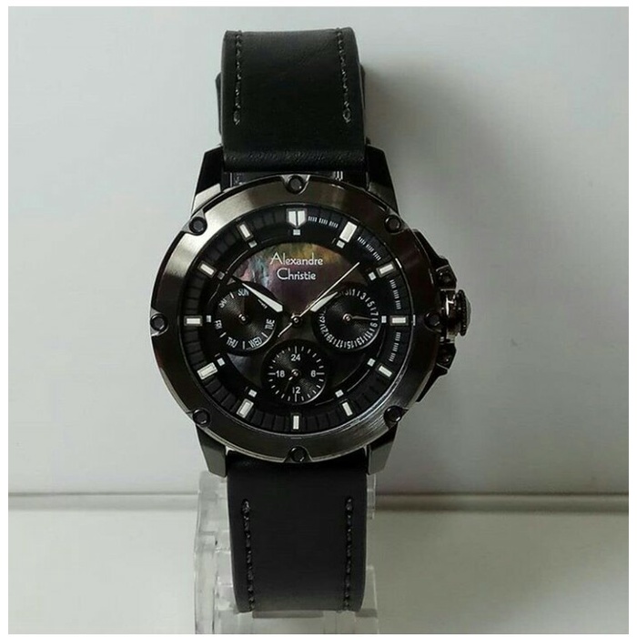 ✅New Jam Tangan Cewek / Wanita Alexander Christie Ac 6416 Full Black Terbatas