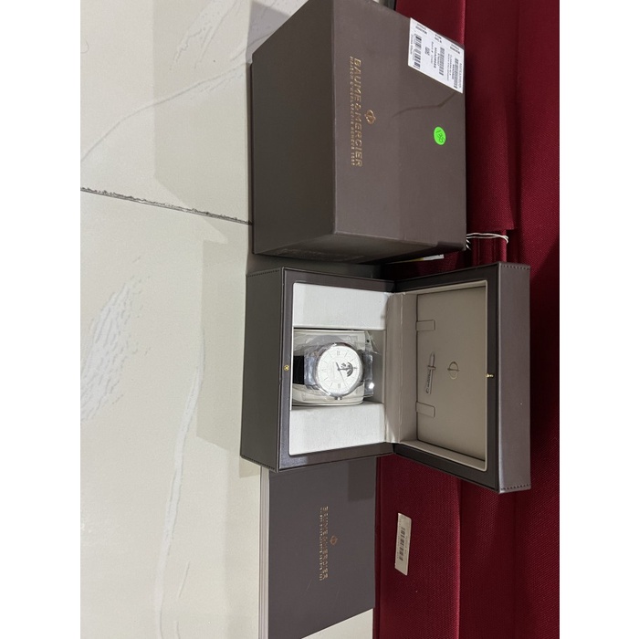 ✅New Jam Tangan Pria Baume Mercier Classima Open Heart Original Berkualitas