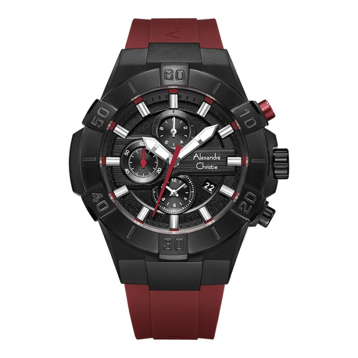 ✅New Jam Tangan Wanita Alexandre Christie Chronograph Ac 6649 Mc Ripbare Bisa Gojek
