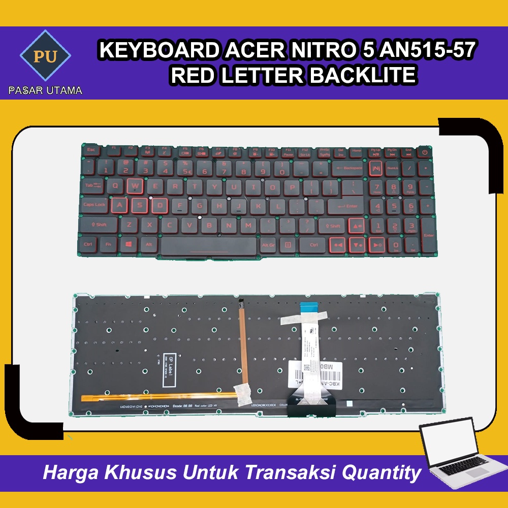 Keyboard Laptop Acer Nitro 5 AN515-57 Backlite