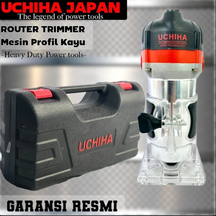 promo mesin profil router trimmer kayu ukir 6mm UCHIHA japan trimer