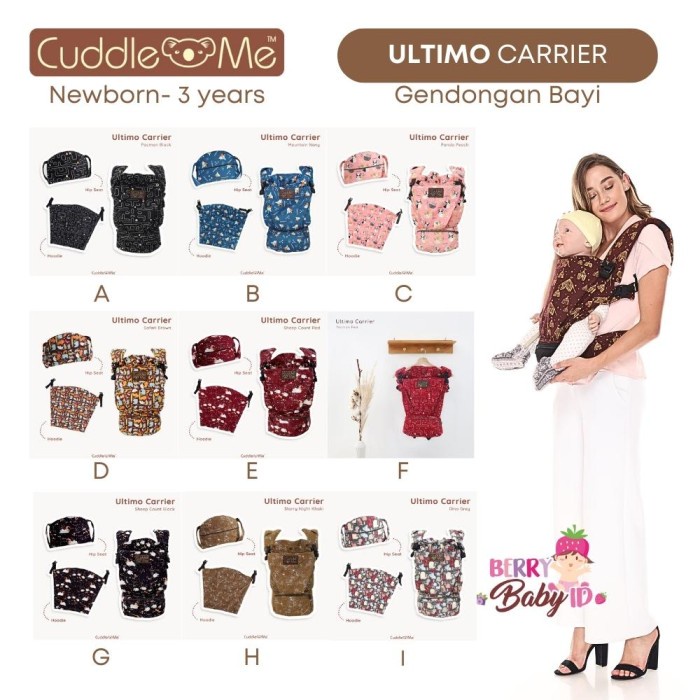 CUDDLE ME ULTIMO GENDONGAN HIPSEAT GENDONGAN DEPAN BAYI