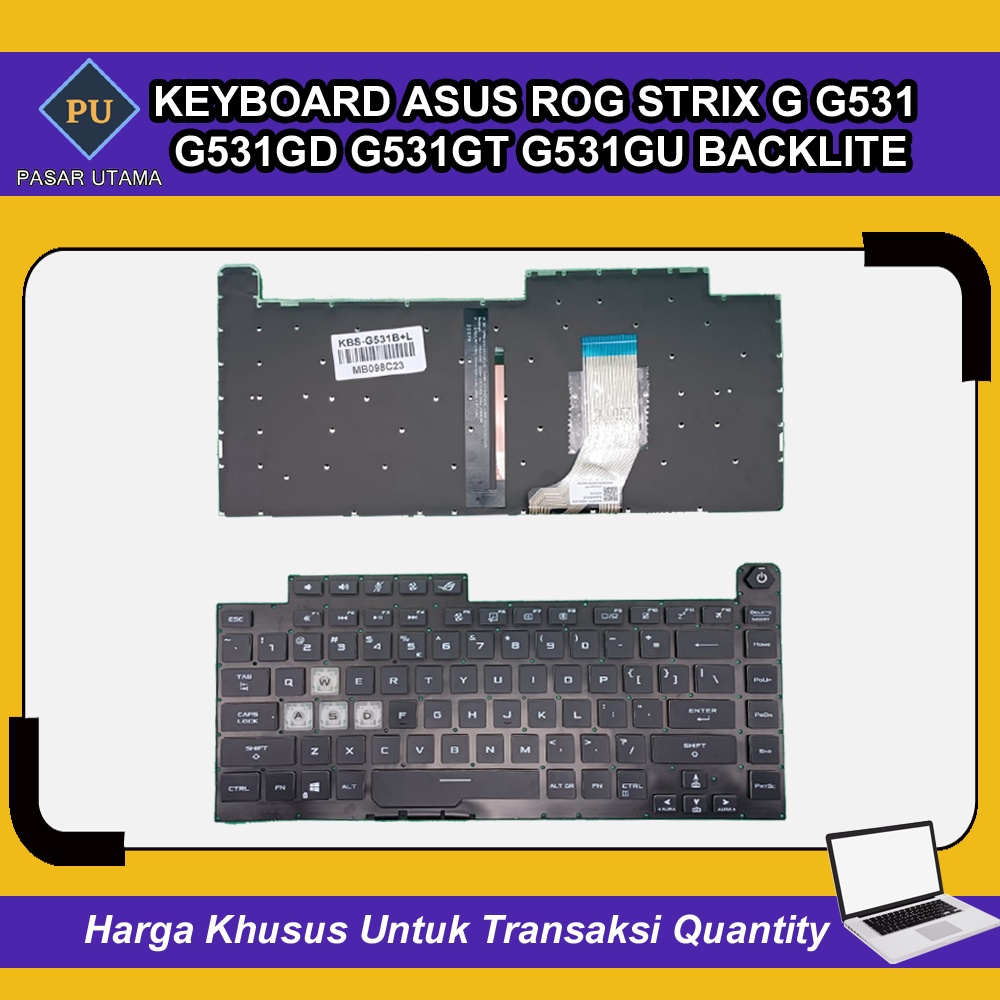 Keyboard Laptop Asus ROG Strix G15 G513 G513RC G513RM G513RW Backlite