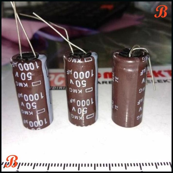 ELCO 1000UF 1000 UF 50VOLT 50 VOLT 50V NIPON CHEMICON ASLI | EKL