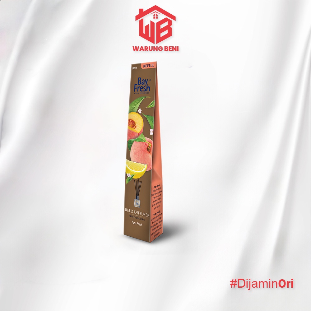 Bayfresh Reed Diffuser Refill Pengharum Ruangan Yuzu Peach