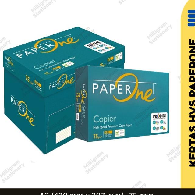

Kertas HVS A3 75 gr Paper One/ Fotocopy Paper/ Dus |Top|Best