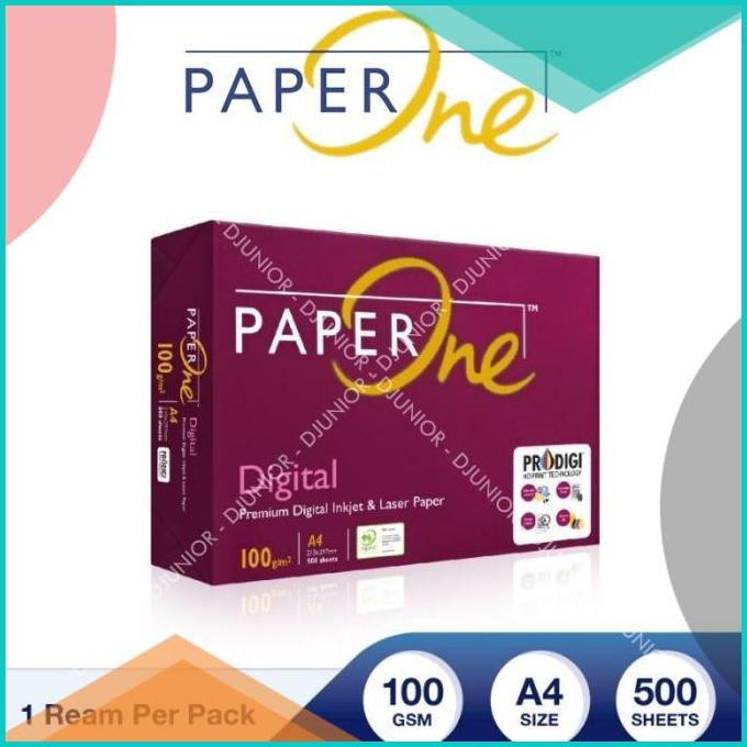 

PAPERONE - KERTAS HVS A4 100gr COPIER / PAPER ONE 100 gr / 100 gram 2