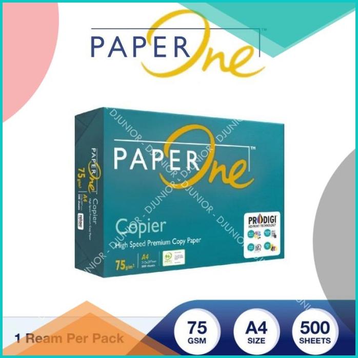 

PAPERONE - KERTAS HVS A4 75gr COPIER / PAPER ONE 75 gr / 75 gram 20JV