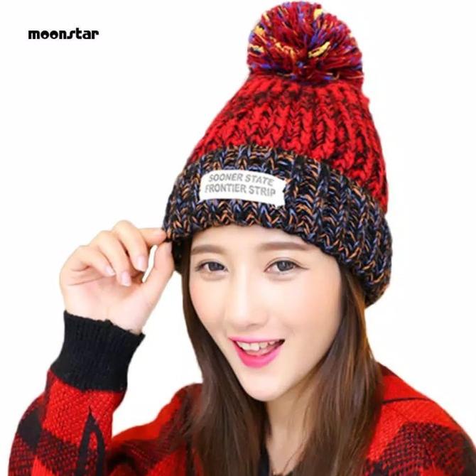 TOPI KUPLUK RAJUT WANITA - TOPI KUPLUK RAJUT - TOPI RAJUT WINTER