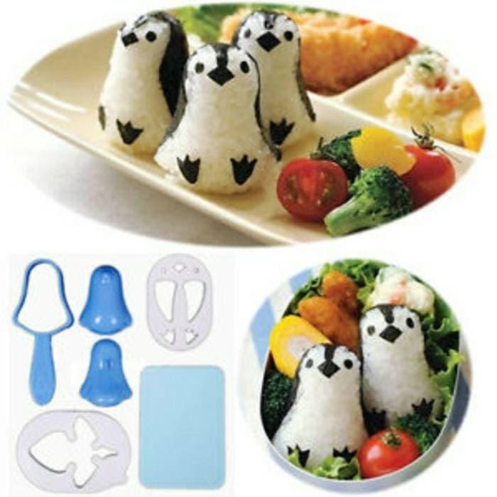 [HB 822] Cetakan Nasi Bento Pinguin Nori Penguin - Rice Maker Cutter Mold