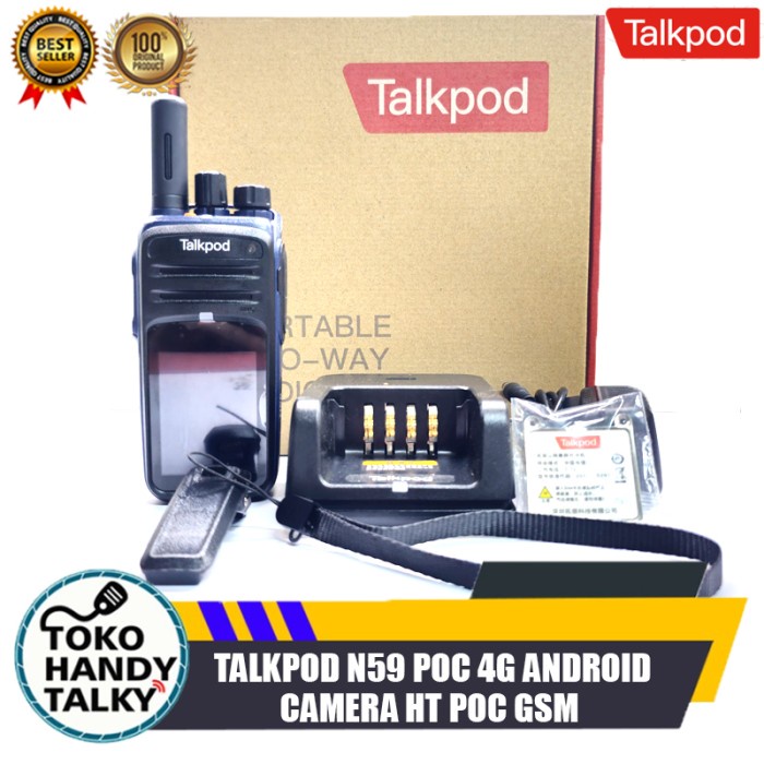 TALKPOD N59 HT POC 4G ANDROID CAMERA HT GSM 4G GPS WIFI TALKPOD ORI