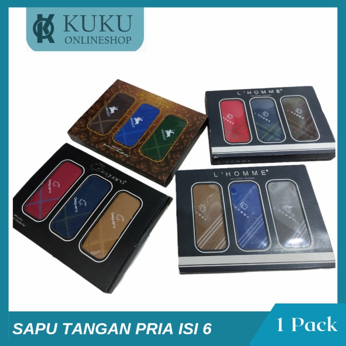 Sapu Tangan Handkerchief Sapu Tangan Pria Katun Lap Muka