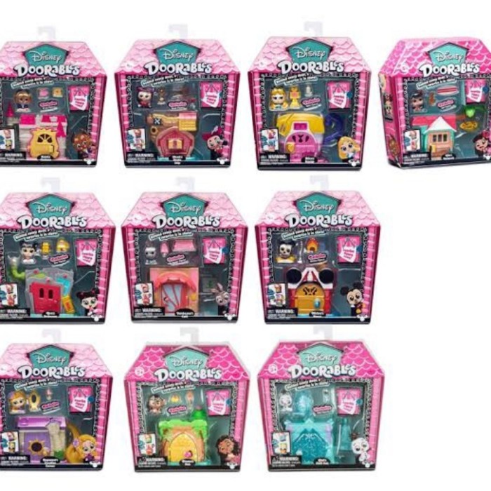 Disney Doorables Figure Mini Stuck Mainan Anak