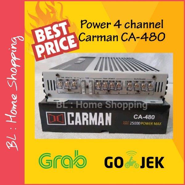 Power 4 Channel Carman CA 480 Power 4CH Carman CA-480 Power Mobil murah