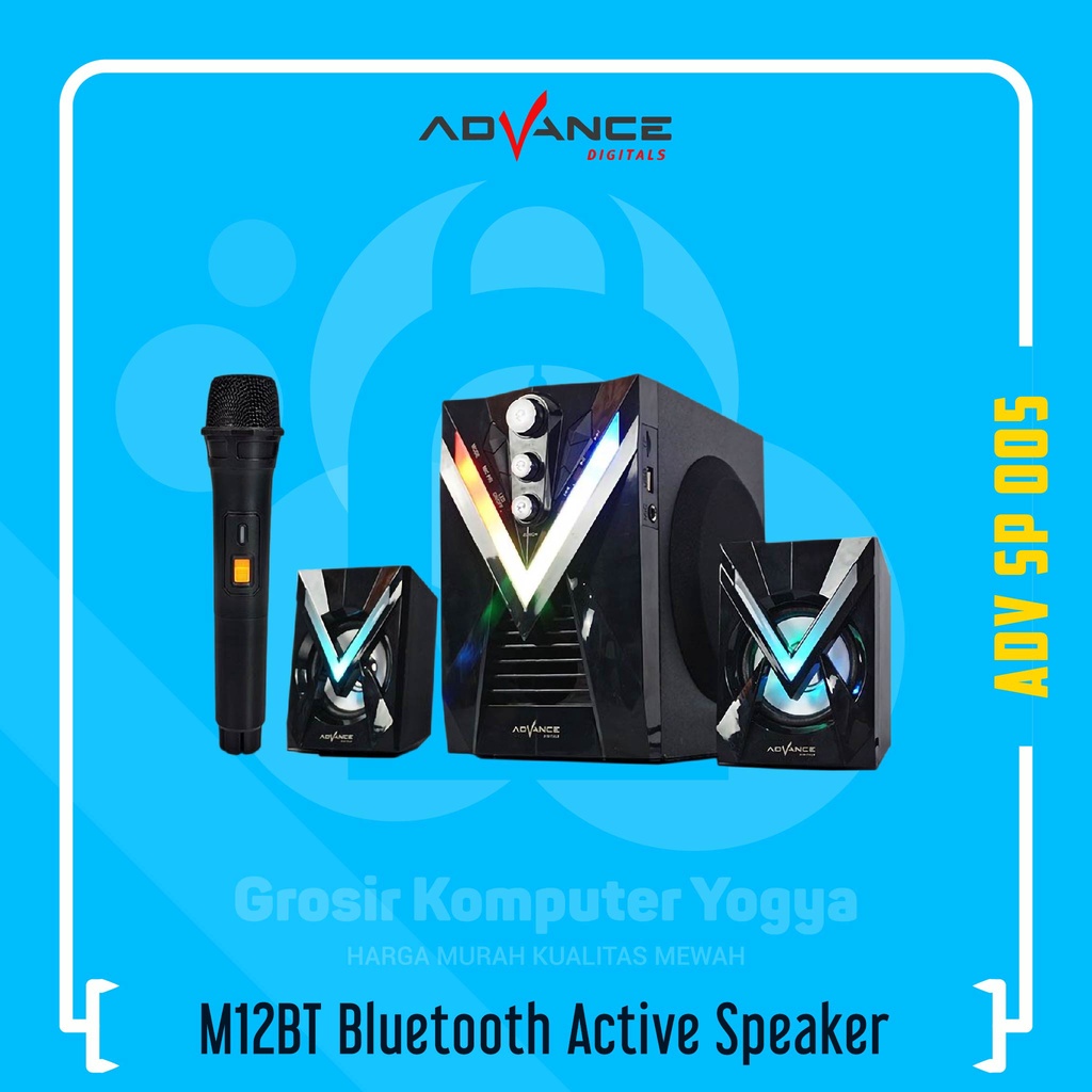 Advance M12BT RMS 20W Bluetooth Multimedia 2.1 Karaoke Speaker