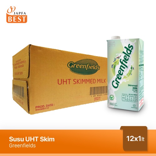 

Susu Uht Skimmed Greenfields [12 Pcs X 1 L]