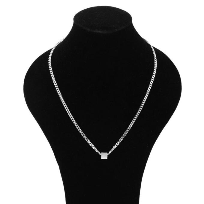 Kalung Titanium Pria Wanita Kalung Rantai Bandul Nine BTS