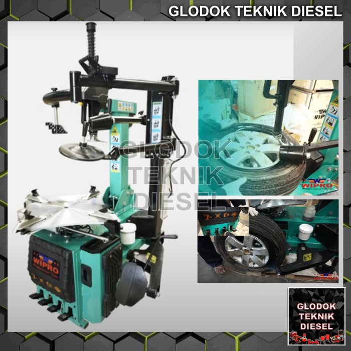 [New Ori] Wipro Mesin Pembuka Ban Mobil  Motor Otomatis Tire Changer Tc 1445 Diskon