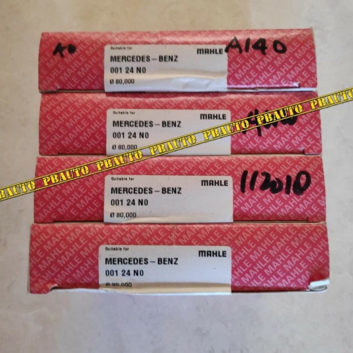 ✨Ready Ring Seher A140 W168 Ov Std Merk Mahle Boxer / Ring Seker Piston Mercy Bisa Sameday